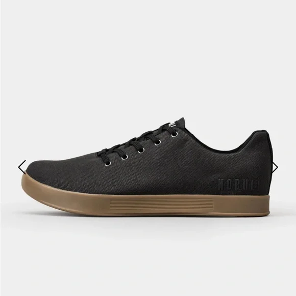 Nobull Gum Canvas Trainer Black- Women’s Size 6 - Picture 1 of 8